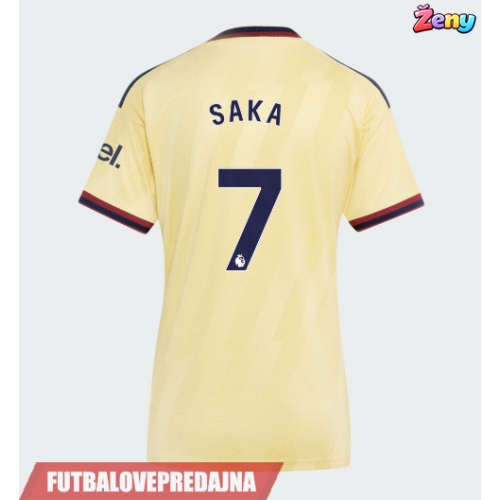 Lacne Ženy Futbalové dres Arsenal Bukayo Saka #7 2026-27 Krátky Rukáv - Tretina